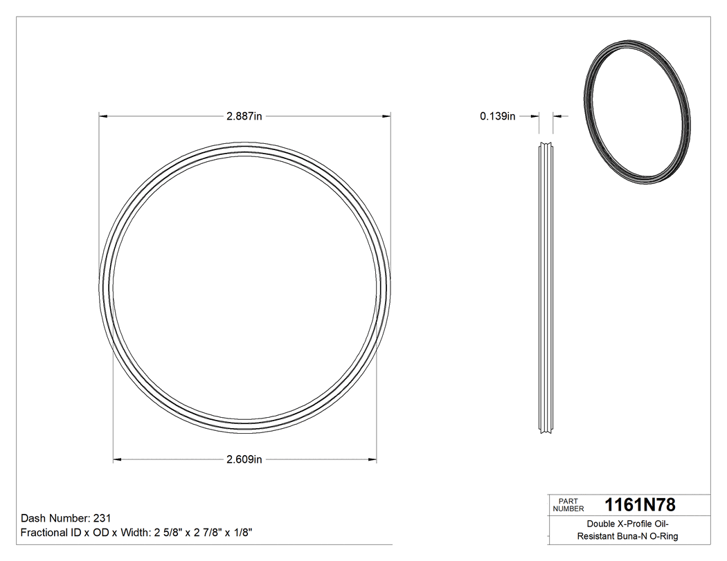 Technical drawing - 1161N78